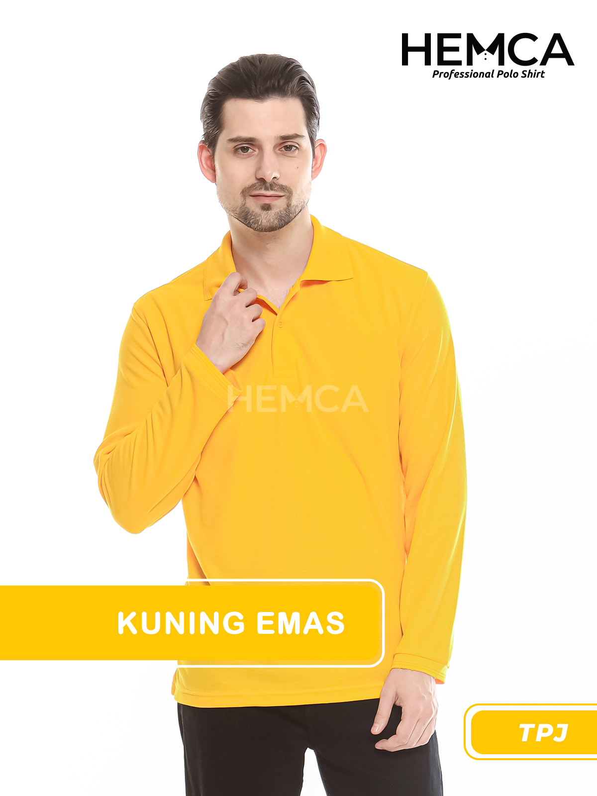 Polo Polos TPJ Kuning Emas