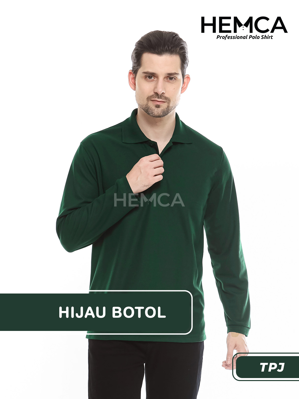 Polo Polos TPJ Hijau Botol