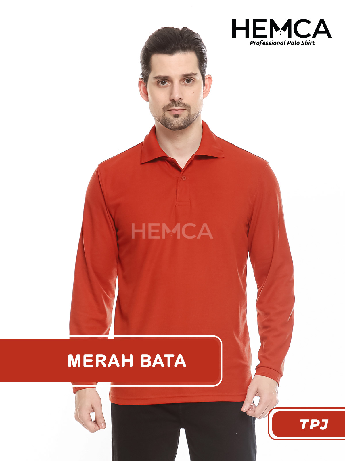 Polo Polos TPJ Merah Bata