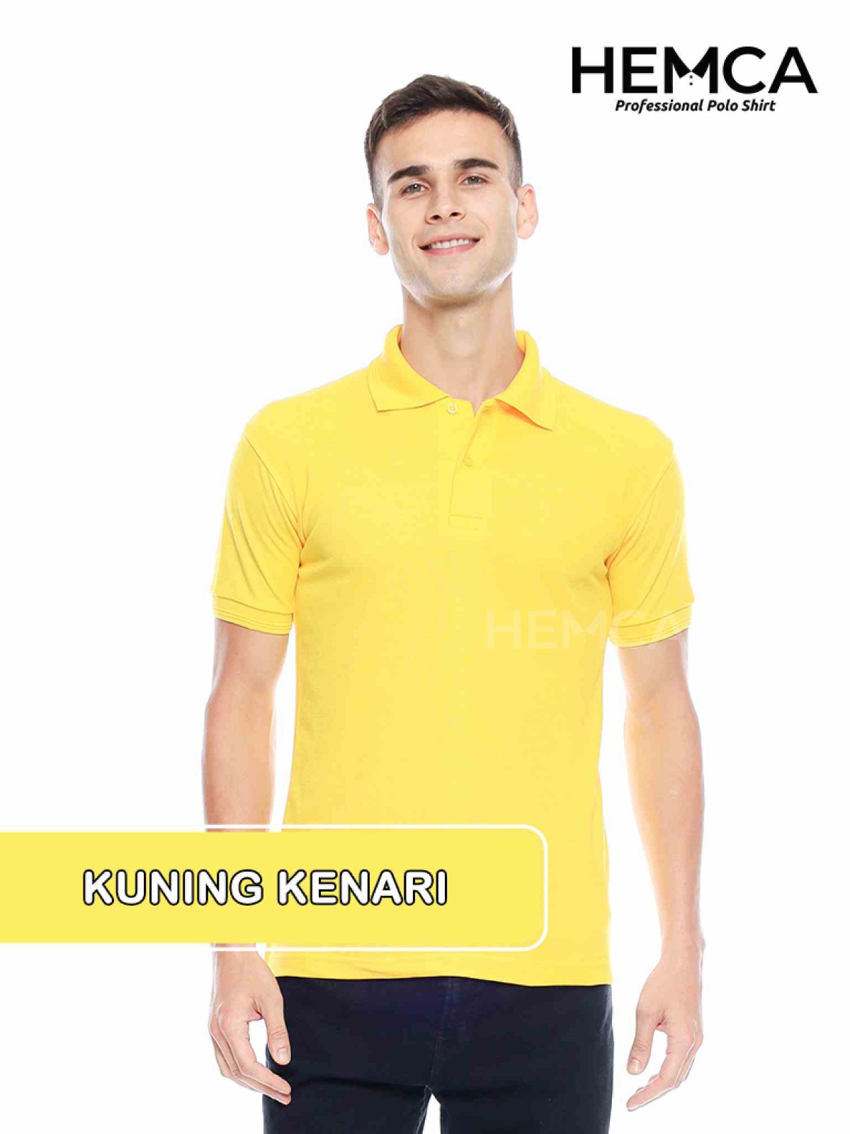 Polo Polos Kuning Kenari