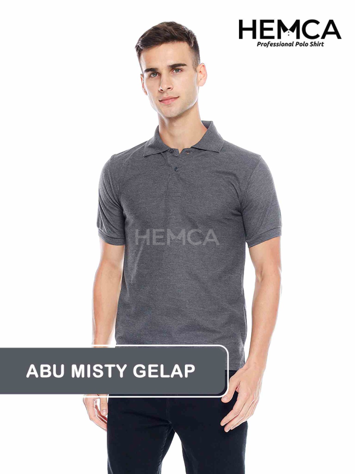 Polo Polos Abu Misty Gelap