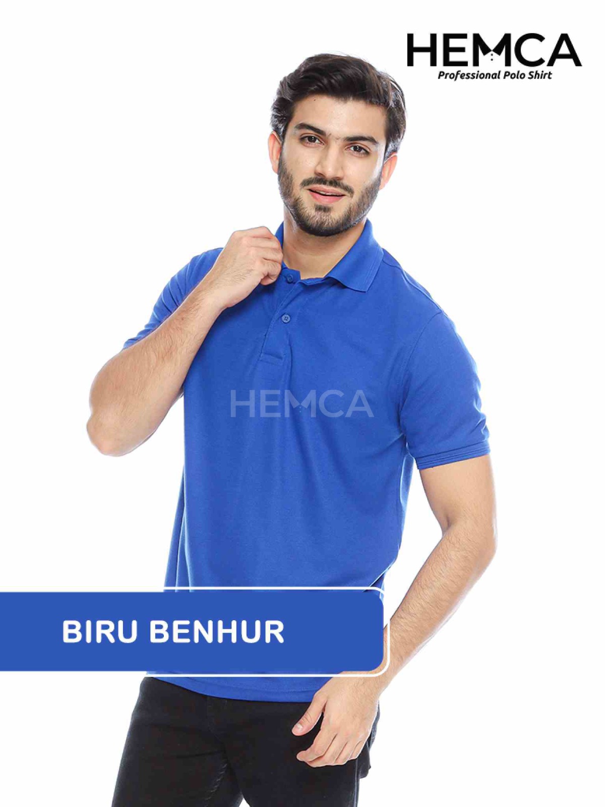 Polo Polos Biru Benhur