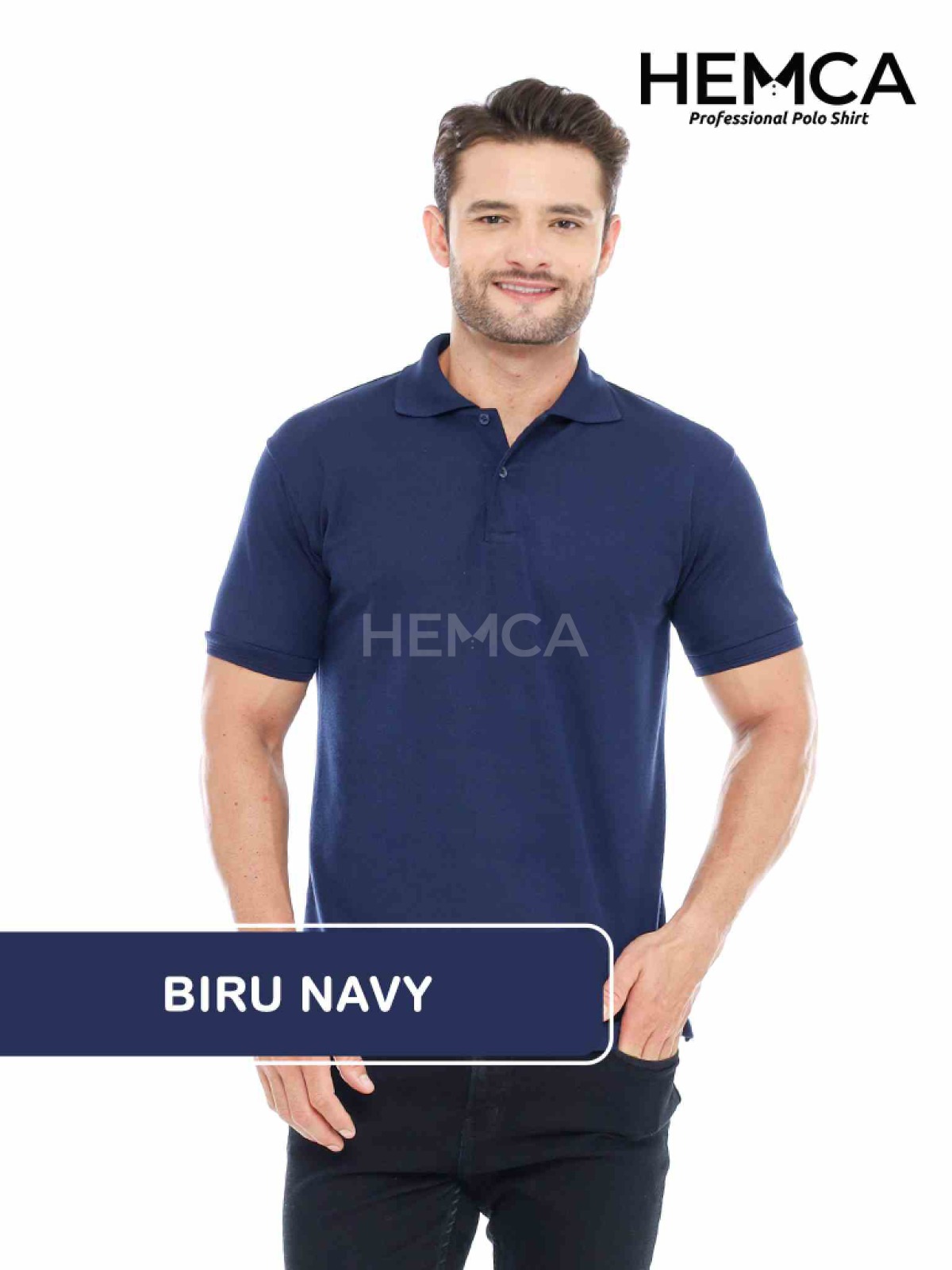 Polo Polos Biru Navy