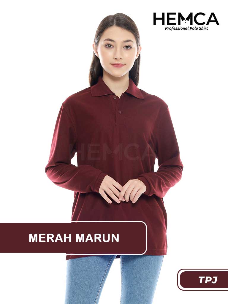 Polo Polos TPJ Merah Marun