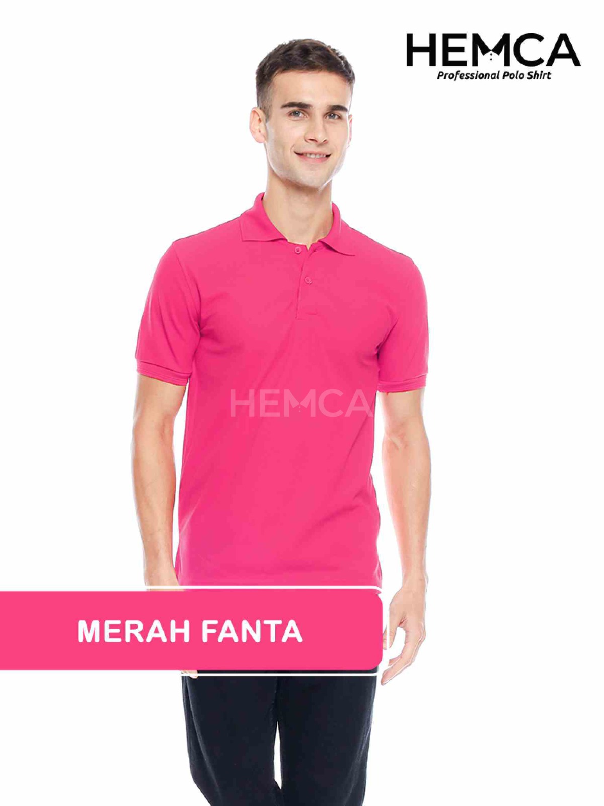 Polo Polos Merah Fanta