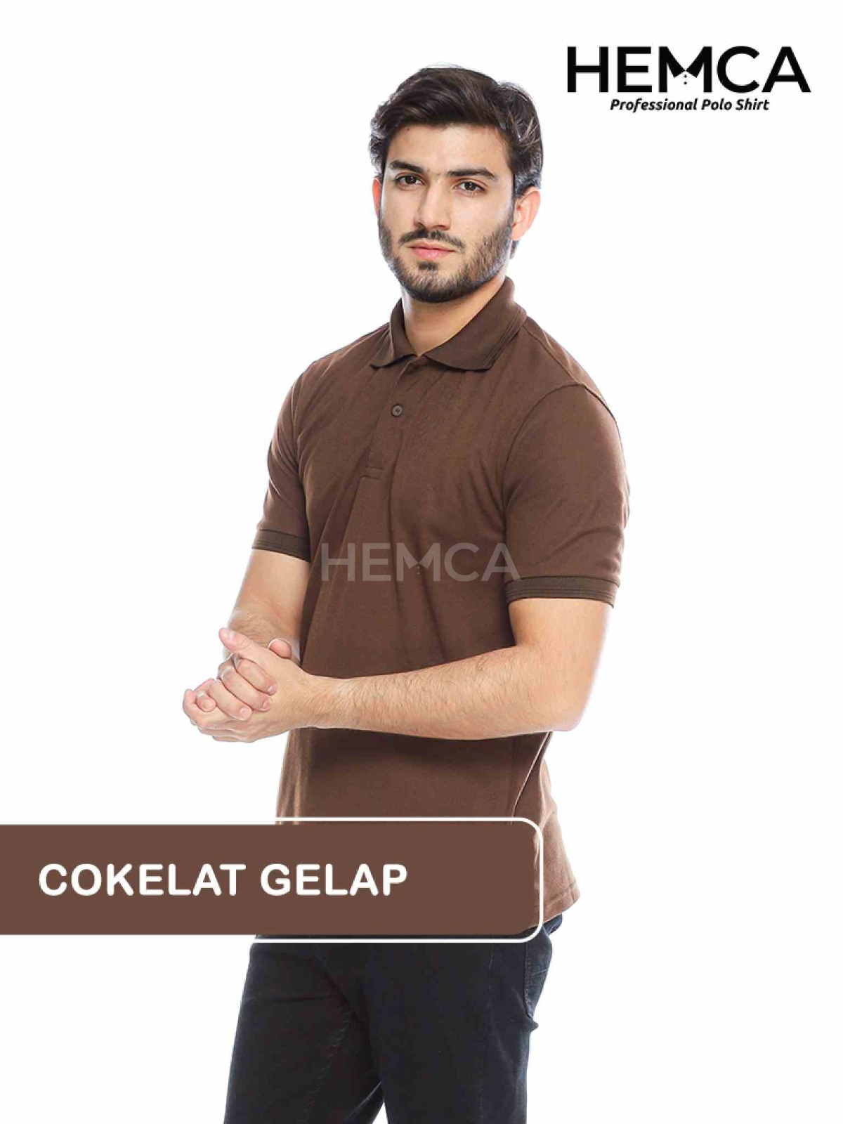 Polo Polos Coklat Gelap