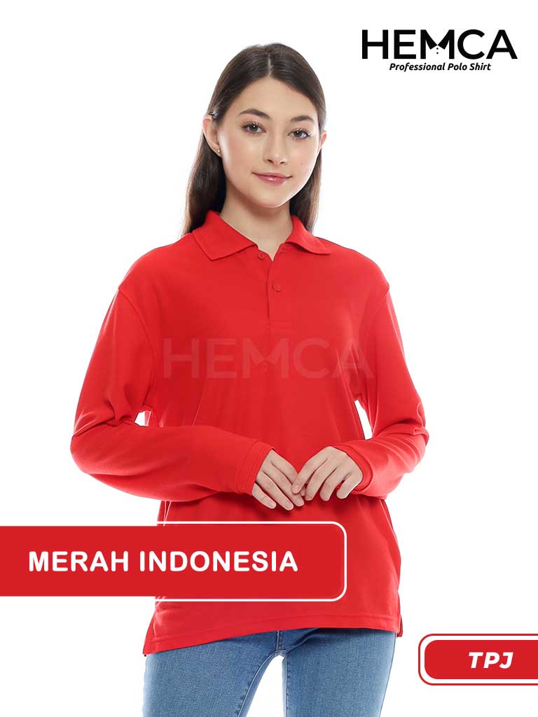 Polo Polos TPJ Merah Indonesia